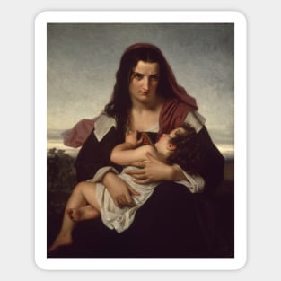 The Scarlet Letter by Hugues Merle Sticker